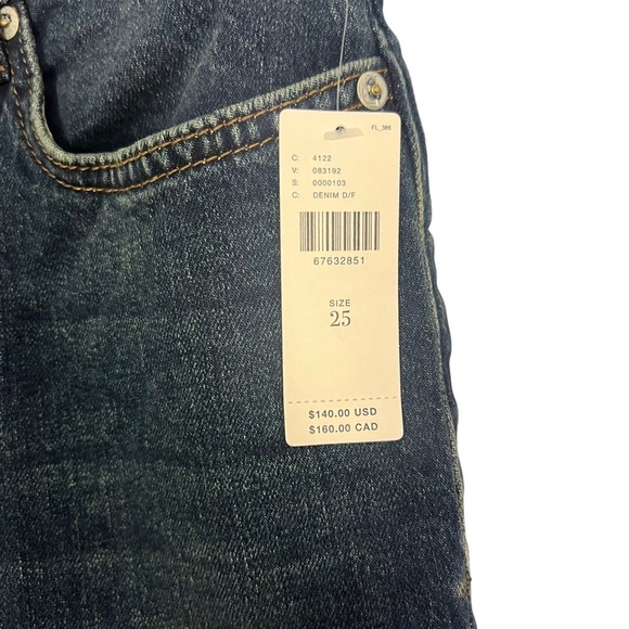 Pilcro and the Letterpress The Rue Raw Hem Straight Jeans - Picture 2 of 7